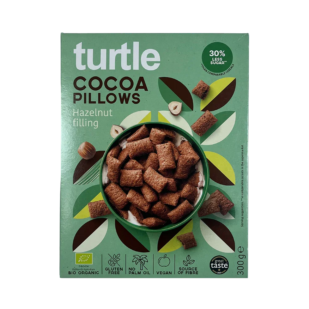 céréales au chocolat et noisettes de chez turtle sans gluten - nuten