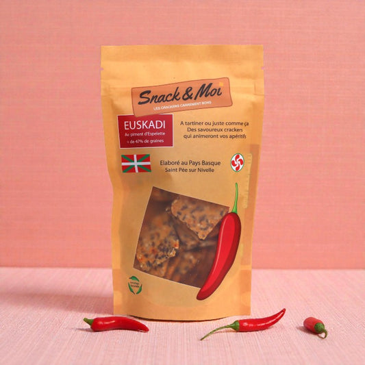 Crackers au piment d'Espelette
