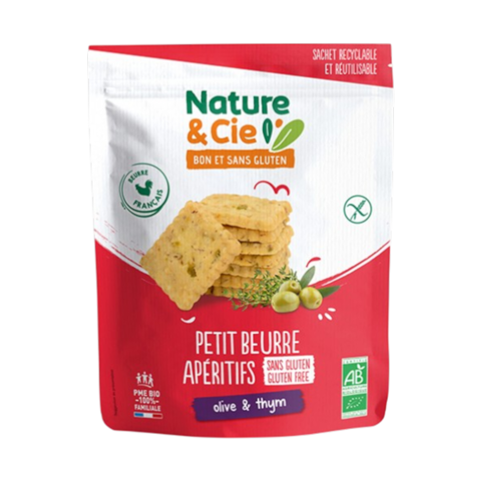Petit-beurre apéritif olive & thym