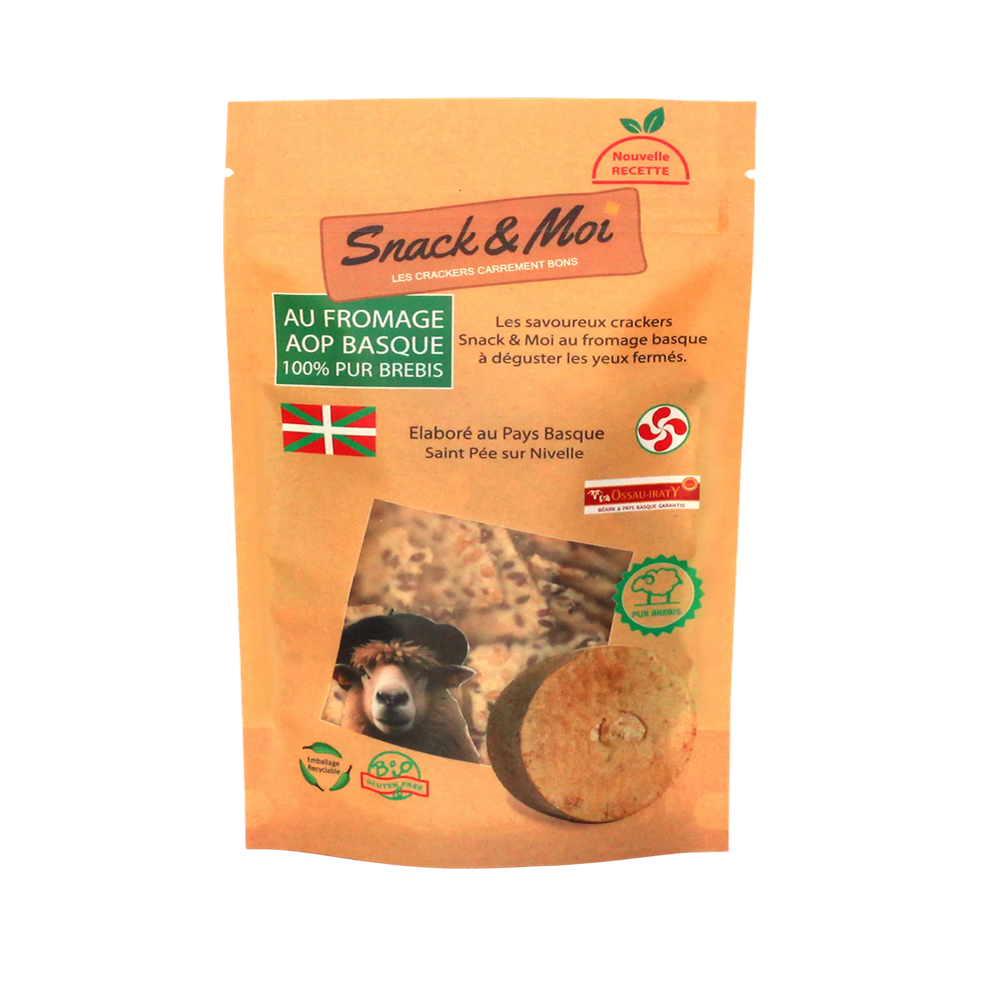 Crackers au fromage de brebis