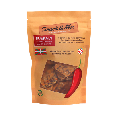 Crackers au piment d'Espelette