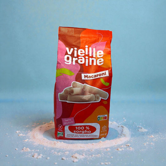 Macaroni de sorgho bio